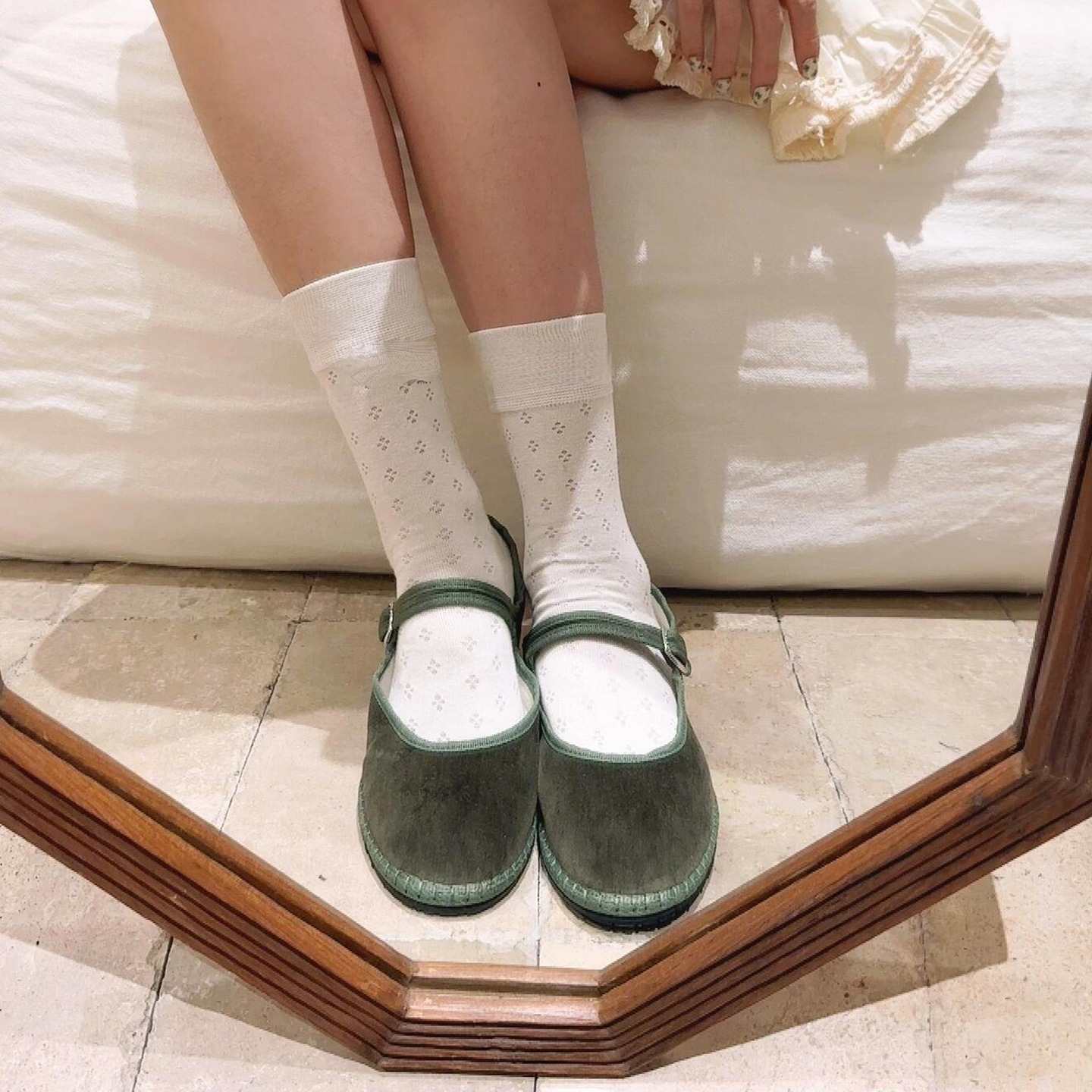 Womens Casual Velvet Versatile Low-heeled Pump Shoes foto 2