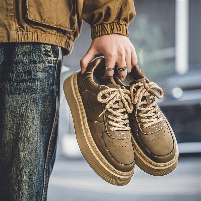 Non-slip Wear-resistant Platform Sports Board Shoes foto 4
