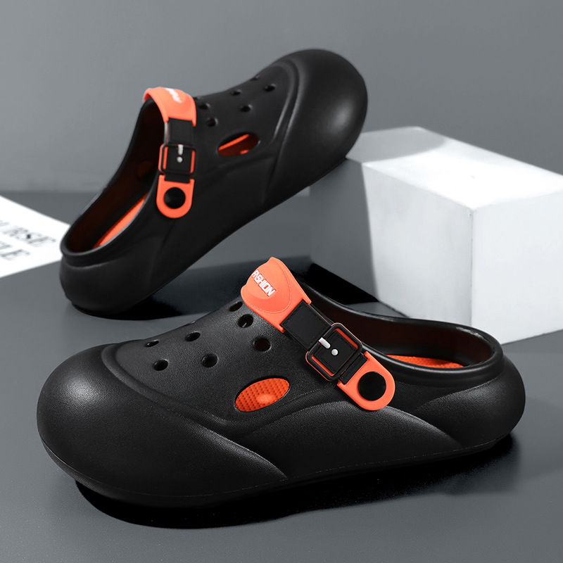 Non-slip Deodorant Thick-soled Mens Outdoor Clog Sandals foto 4