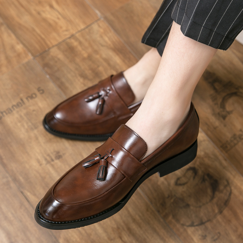 Four Seasons Breathable Slip-on Business Casual Shoes foto 4