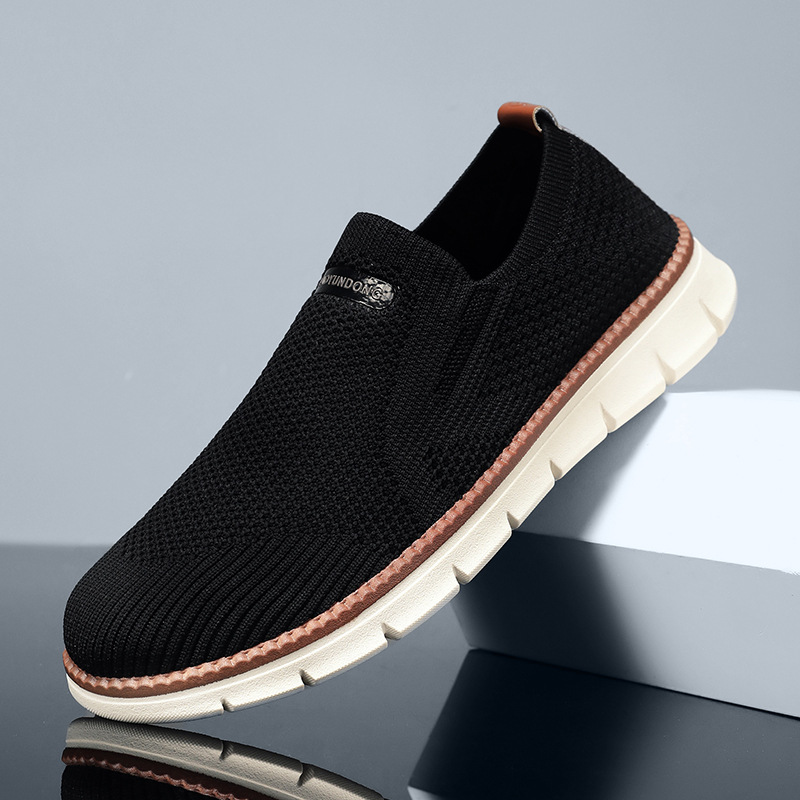 Mesh Breathable Flyknit Casual Shoes foto 3