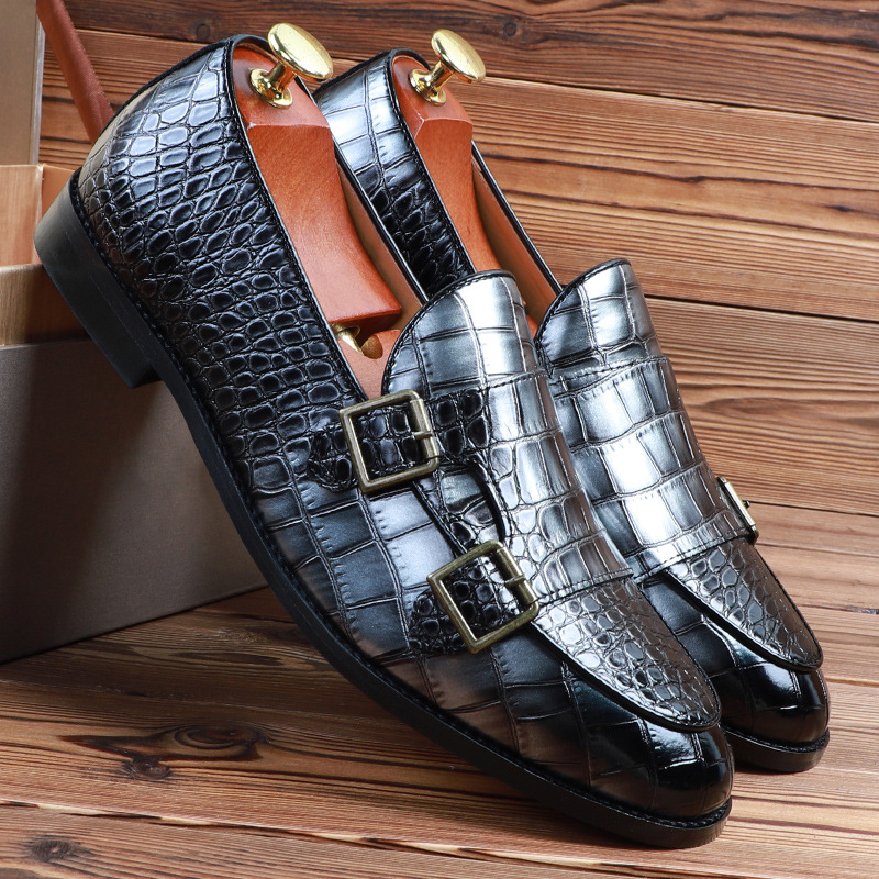 British Fashion Men's Leather Shoes foto 3