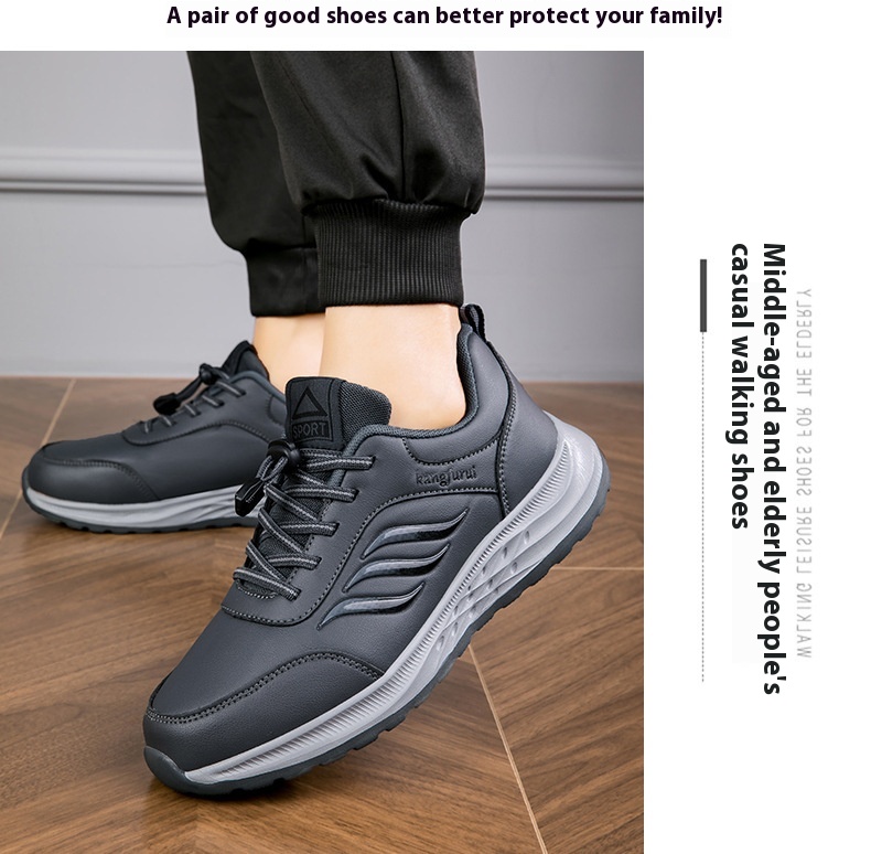Anti Slip And Wear-resistant Soft Sole Lightweight Sports Shoes foto 3