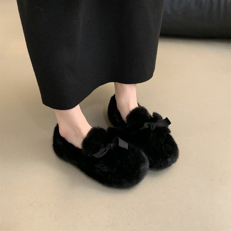 Winter Warm Bow Tie Shoes Ladies foto 4