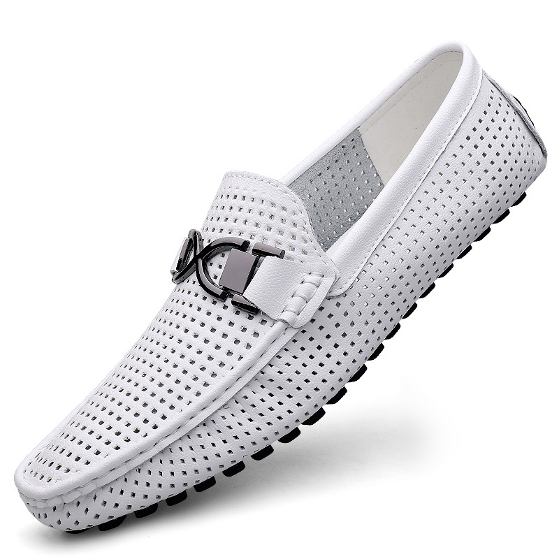 Breathable Thin Soft Bottom Soft Leather Men's Sandals foto 3