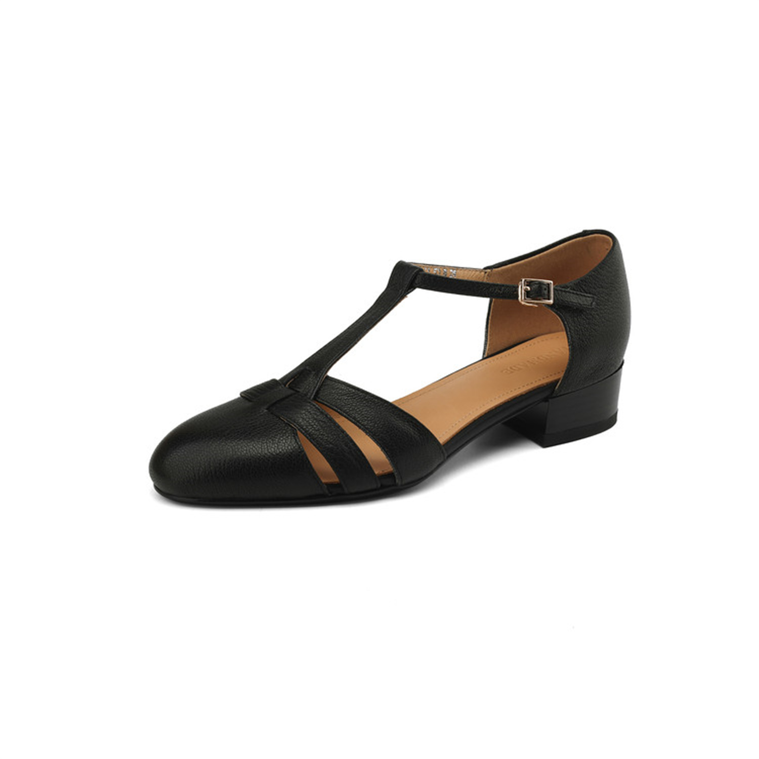 Retro Soft Sheep Leather Bag Head Sandals For Women foto 5