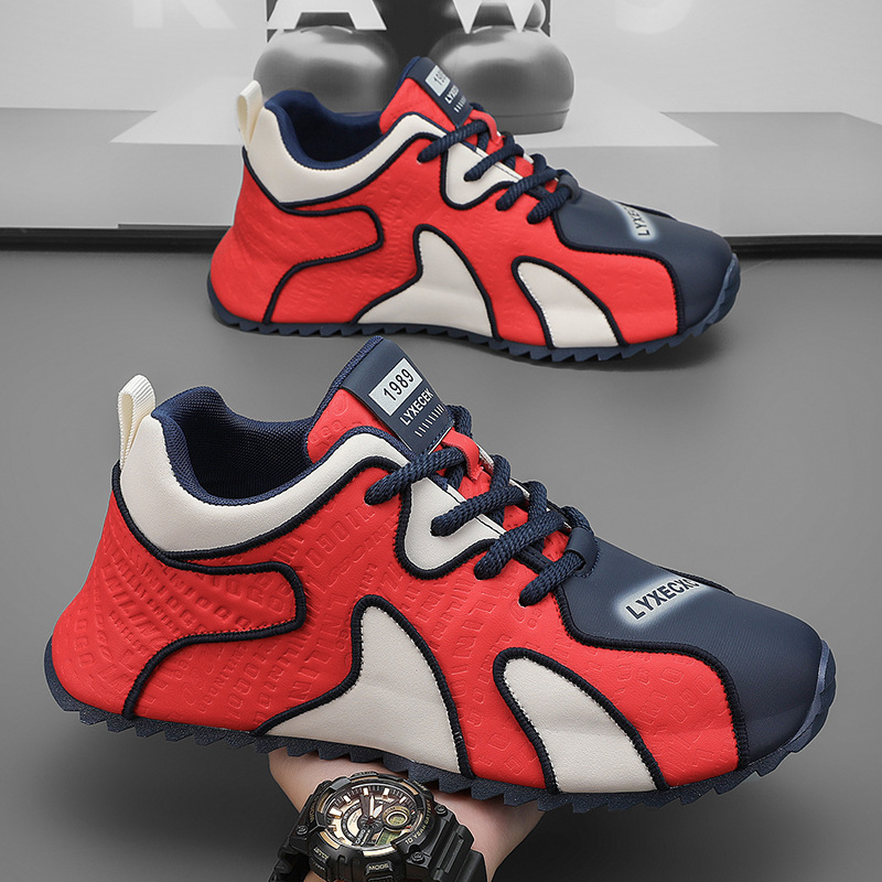 Thick Bottom Printing Comfortable Stylish Versatile Trendy Casual Daddy Shoes foto 2