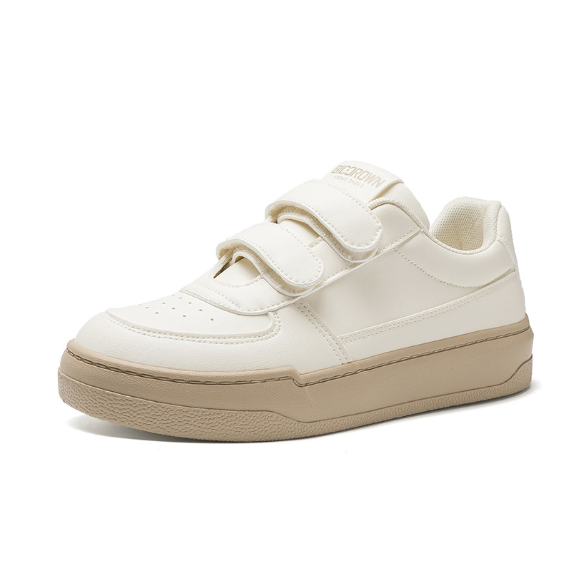 Breathable Korean-style White Sneakers For Students Flat Sole foto 5