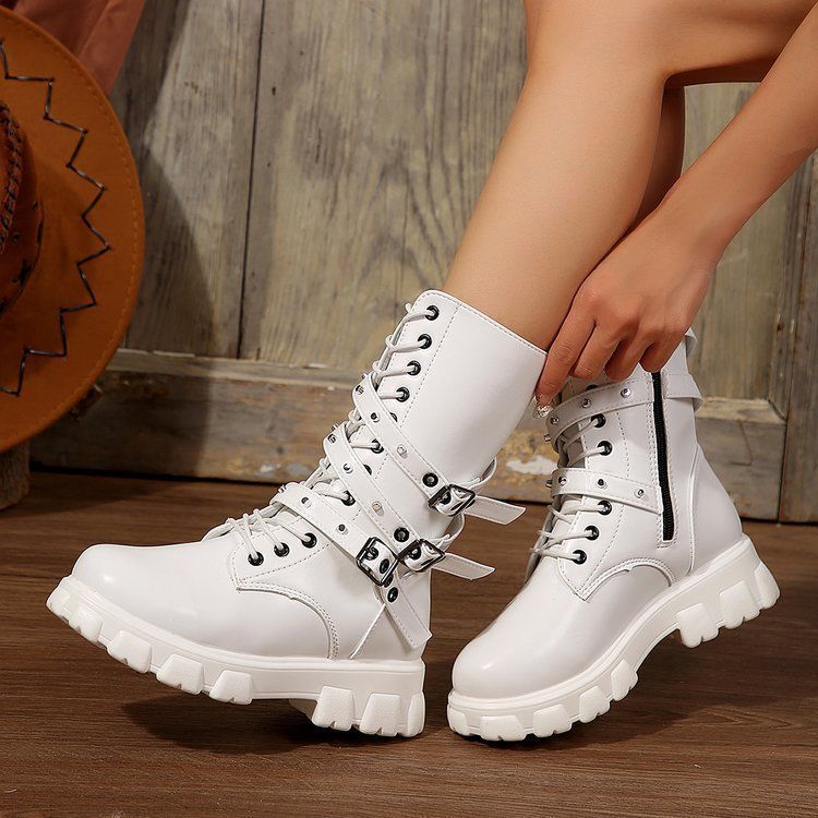 Upgraded Women's Fleece-lined Martin Boots foto 3