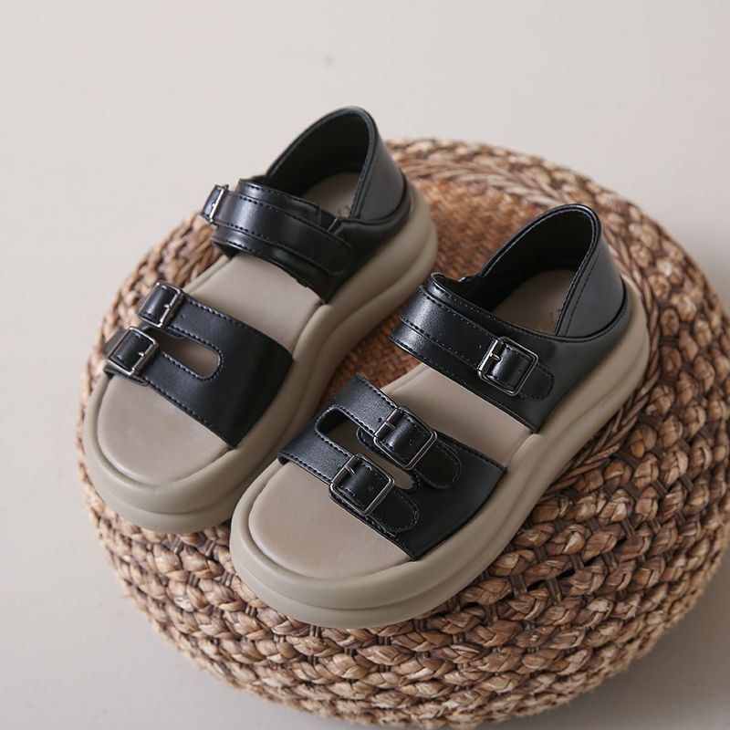 Korean-style Wide-foot Plus-size Casual Sports Beach Roman Sandals foto 3