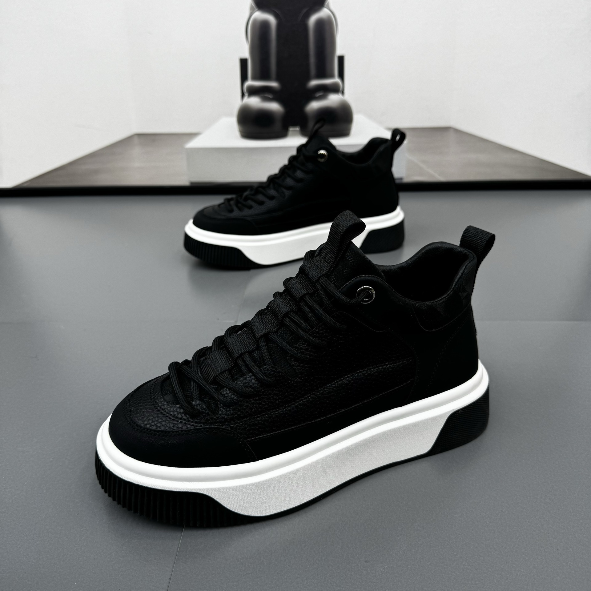 Sports And Leisure Men's Versatile Thick Bottom Hight Increasing Board Shoes foto 4