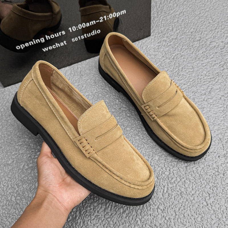 Men's Slip-on Retro Business All-match Casual Shoes foto 4