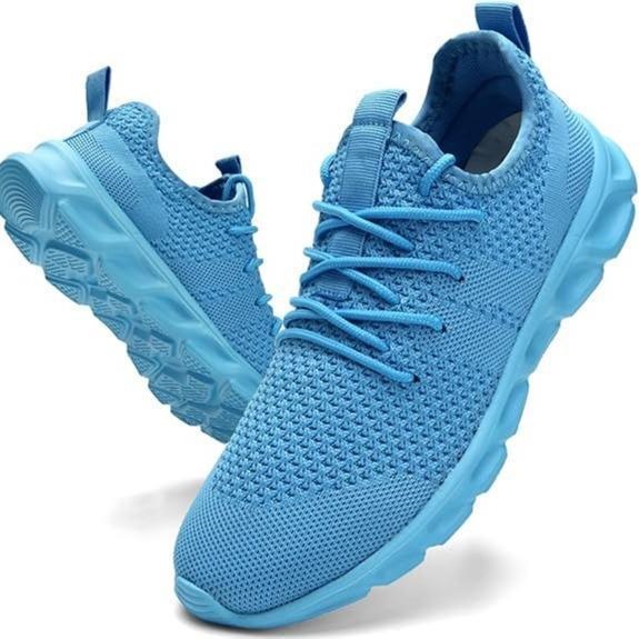 Men's Breathable Running Shoes - Lightweight Cushioned Athletic Sneakers for Road and Track Training foto 3