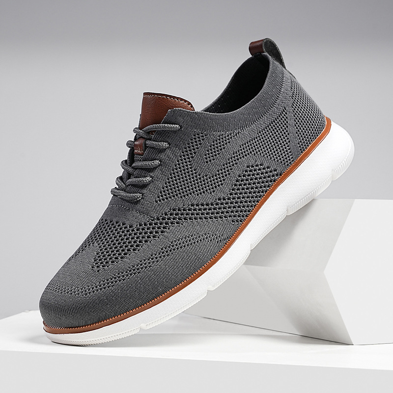 Men's Casual Breathable Fly-knit Sneakers foto 4
