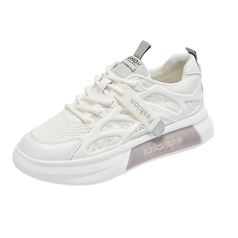 Womens Versatile Breathable Hollowed-Out Single-Mesh Athletic Sneakers foto 3