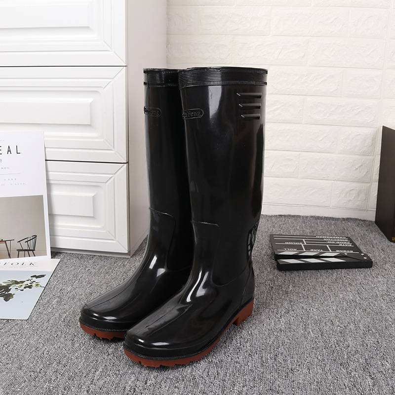 Men's Fashion Non-slip Wear-resistant Construction Site Waterproof Shoes foto 2