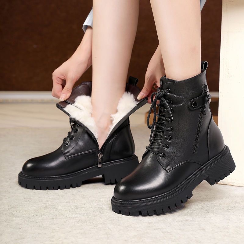 New British-style Thickened Insulated And Fleece-lined Womens Dr Martens Boots foto 5