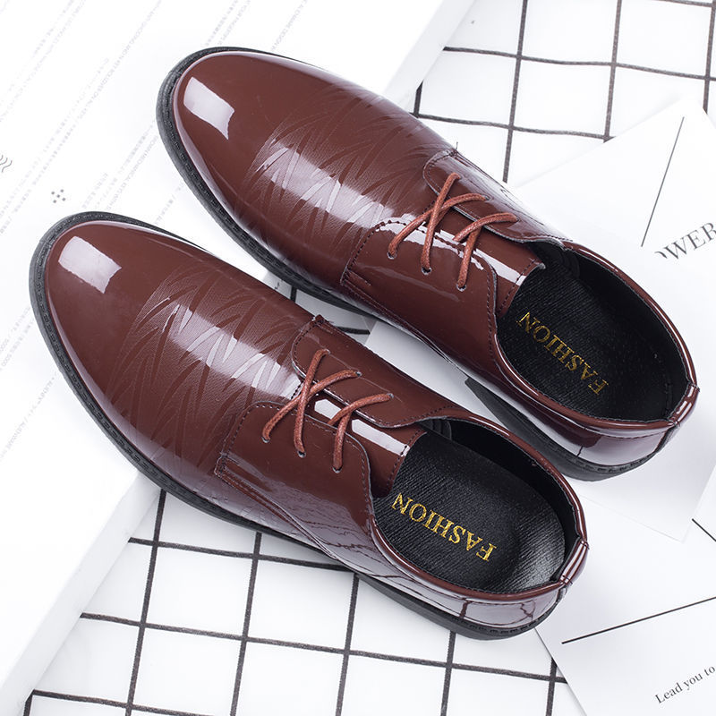 Business Formal Wear Men's British Casual Leather Shoes foto 4