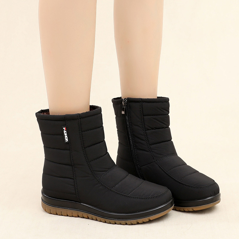 Warm Waterproof And Anti-slip Snow Boots foto 5