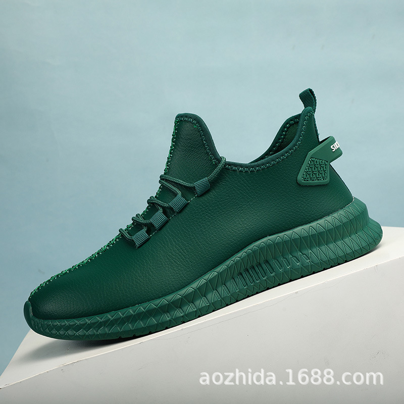 Sports Casual Leather Shoes Men foto 4