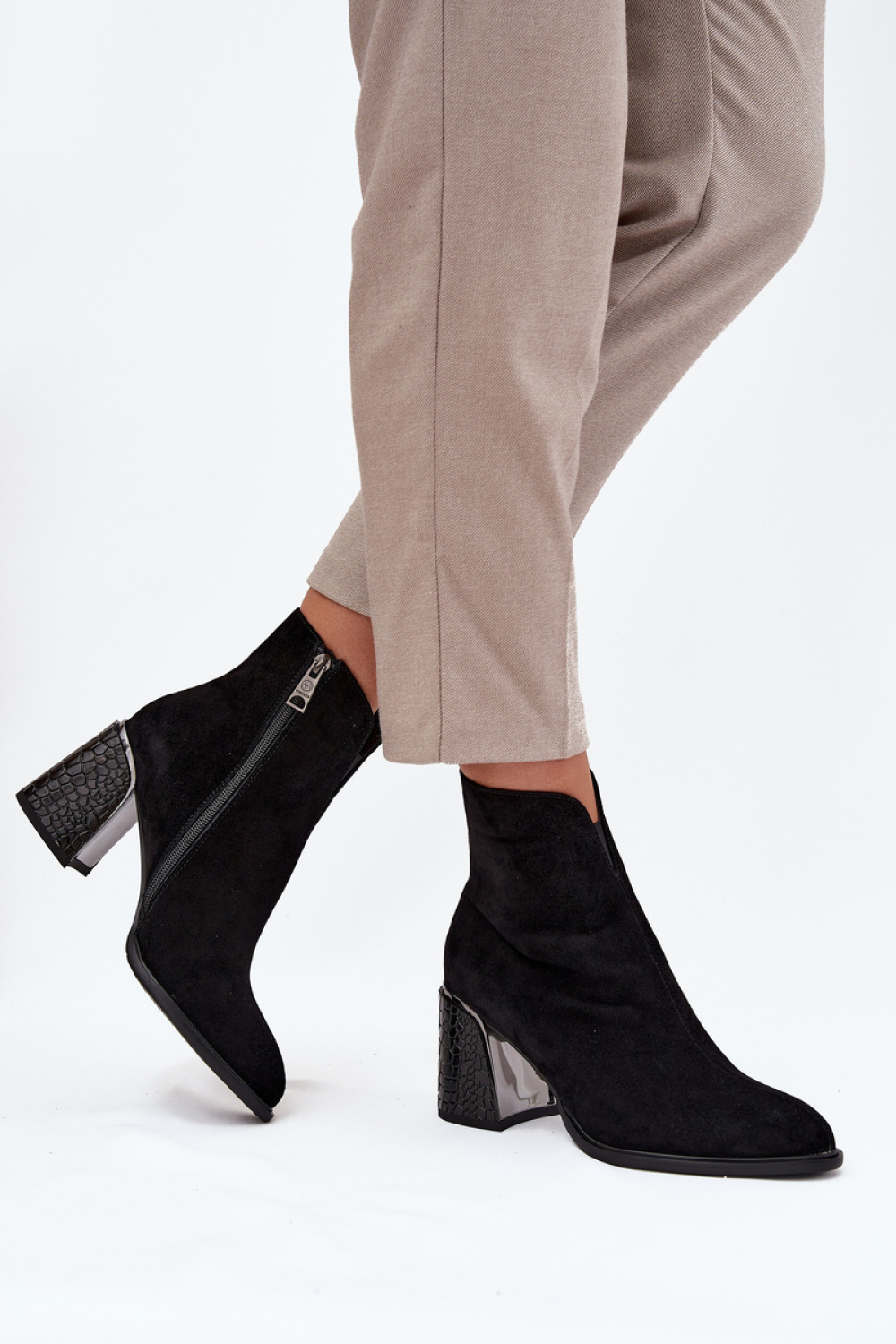 Laarsjes met hoge hak Step in style