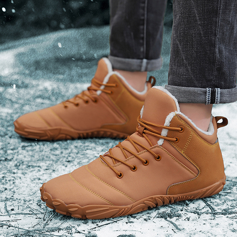 Men's Comfortable Casual Warm And Plush Thick Cotton Boots foto 5