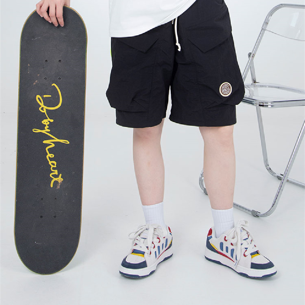 Color Blocking Splicing Skateboard Shoes foto 3
