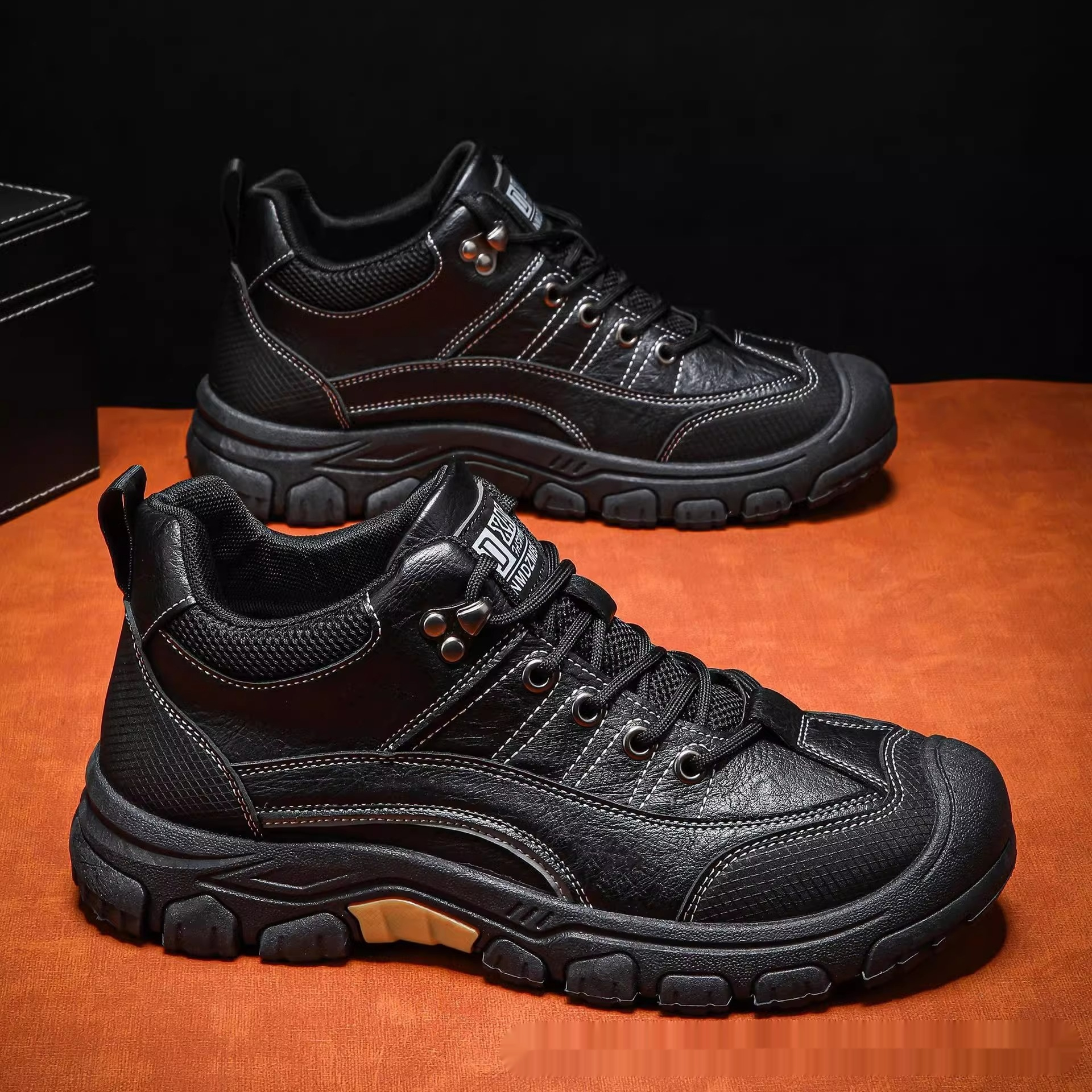 Plus Size Outdoor Mountaineering Hiking Casual Workwear Sports Mesh Shoes foto 3