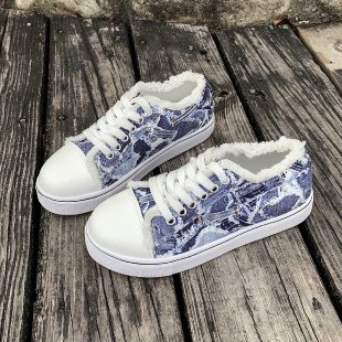 Plus Size Casual Flat Canvas Shoes foto 3