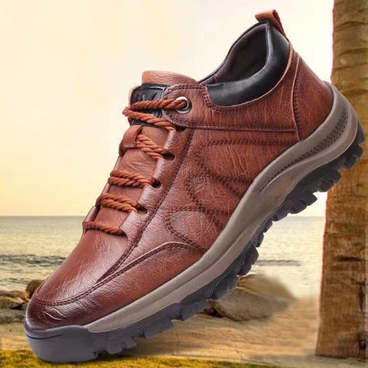 Plus Size Men's Shoes Leather Outdoor foto 2