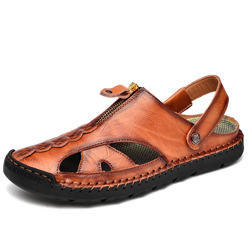 Men's Sandals Plus Size Outdoor Beach Handcraft foto 4