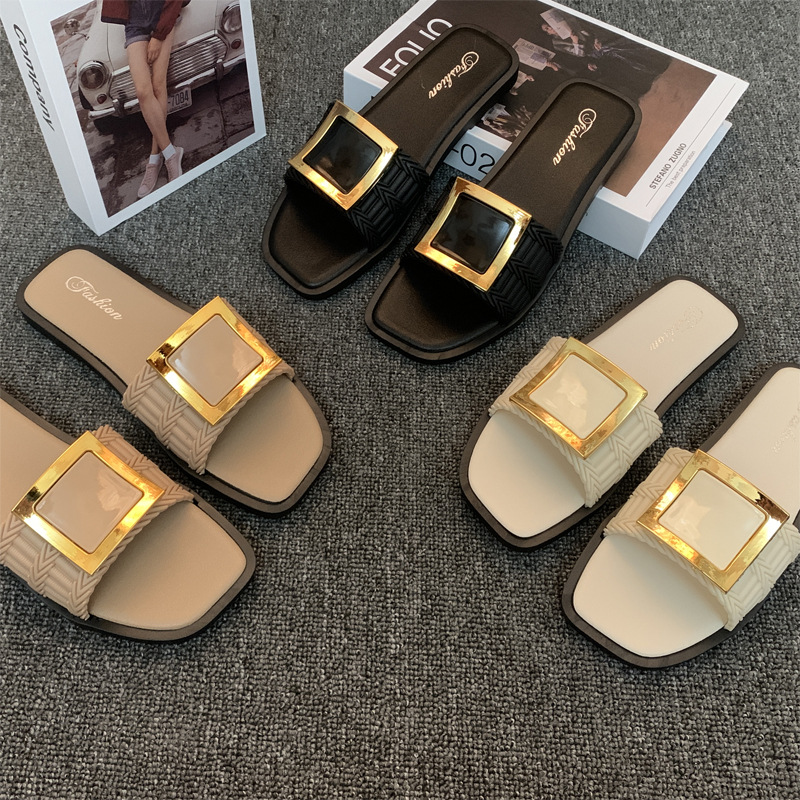 Women's Summer Flat Slippers All-match Casual foto 3