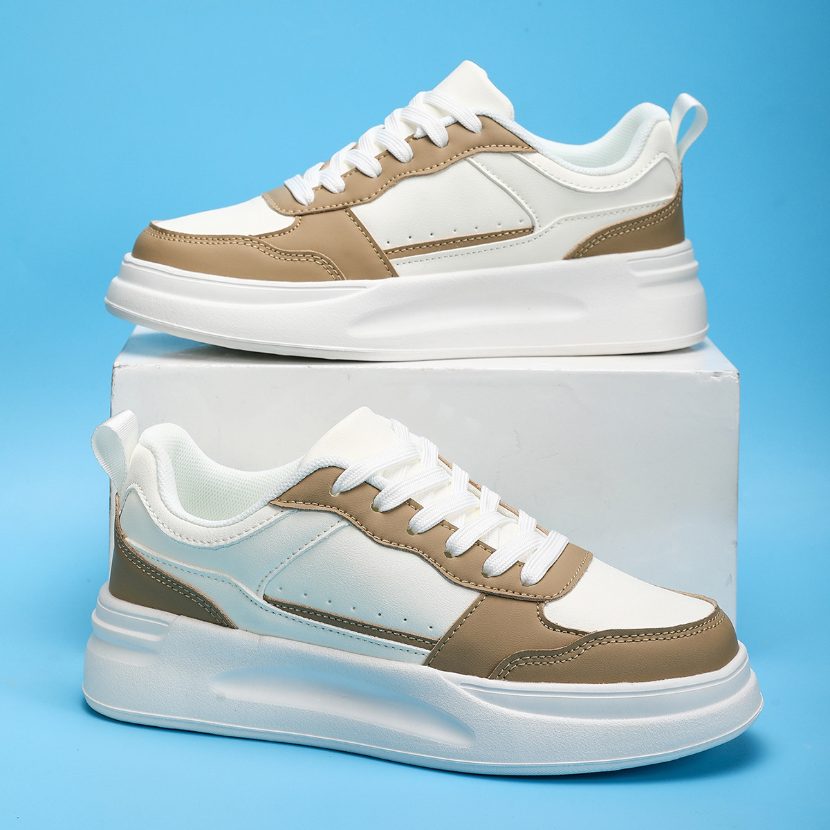Platform Casual Shoes Outer Wear Height Increasing Women Shoes foto 5