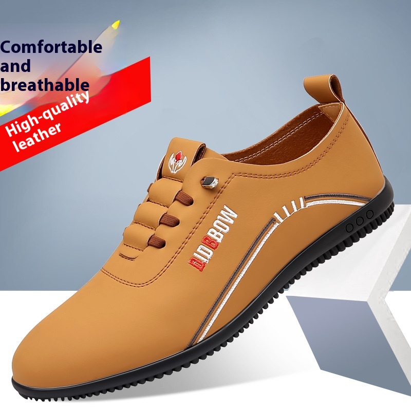 Men's Business Casual Shoes Slip-on Lightweight Fleece-lined foto 4