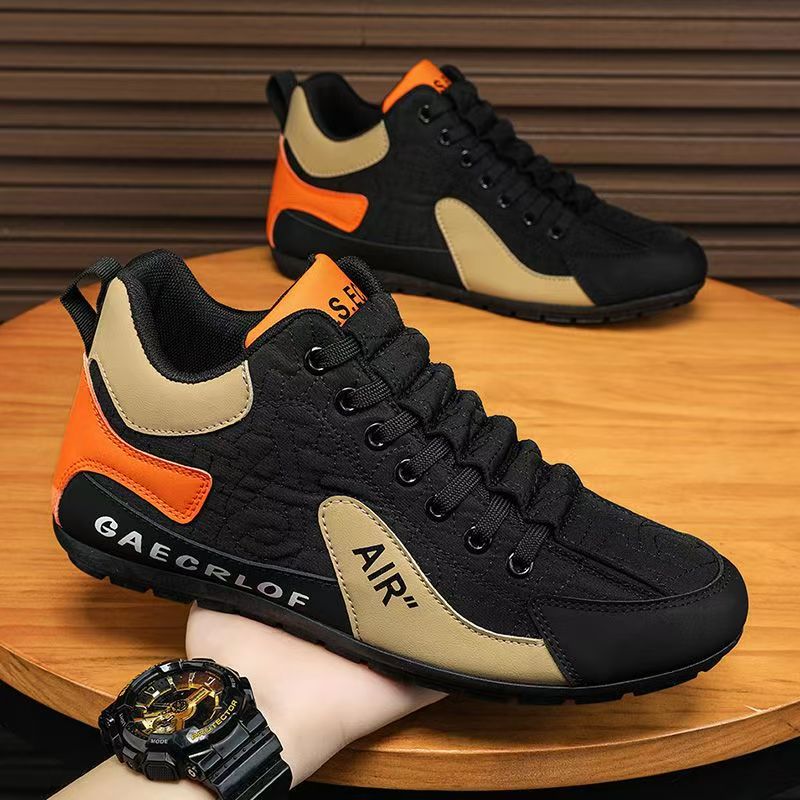 Autumn New Leather Upper Breathable Casual Sneakers foto 4