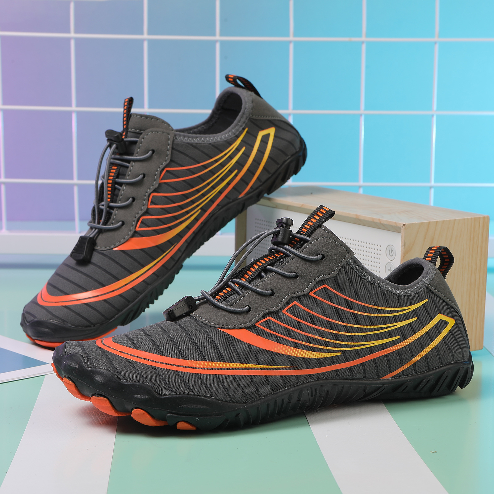 Upstream Outdoor Beach Swimming Couple Breathable Wading Shoes foto 2
