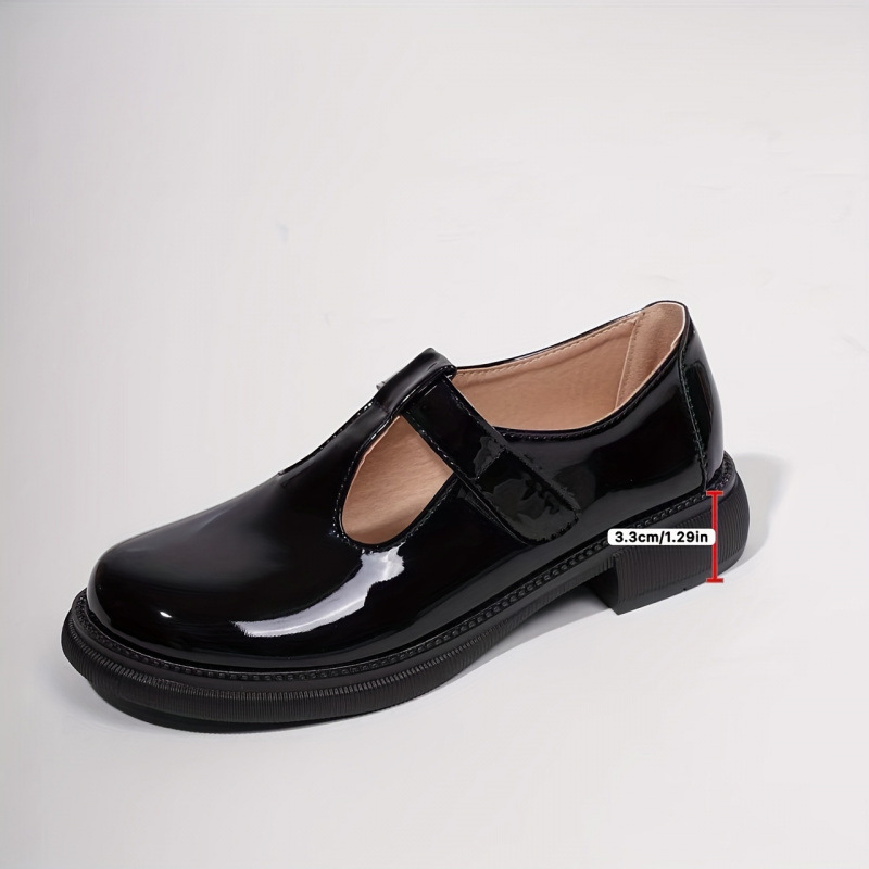 Mary Jane Flats Elegant Loafers With Round Toe Hook foto 2