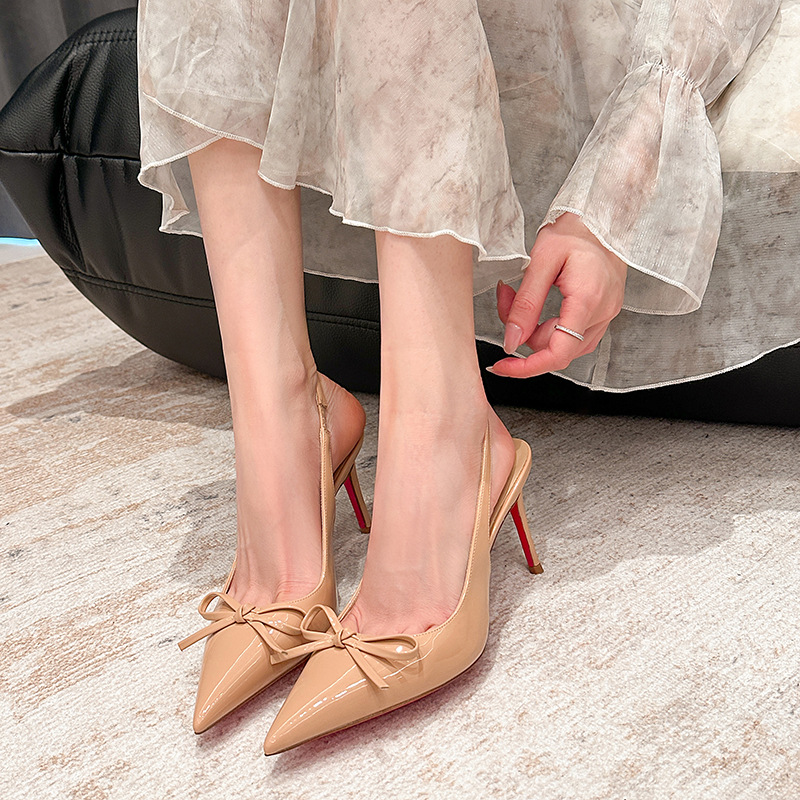 Women's High Heels Low-cut Pointed-toe Shoes foto 3