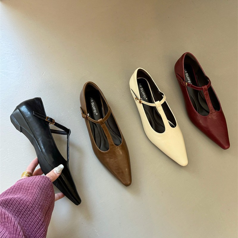 Spring New Casual Versatile Work Mary Jane Shoes foto 3