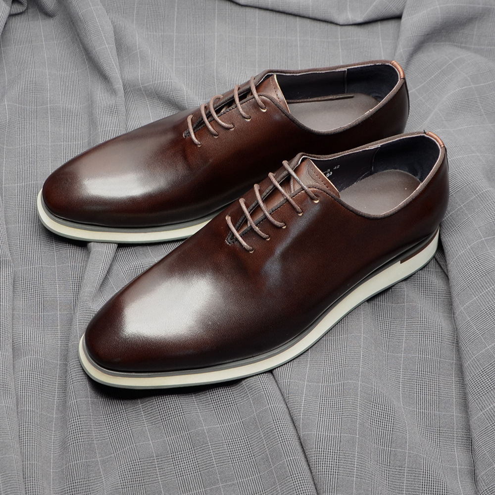 Casual Business High-end Handmade Oxford Business Men's Shoes foto 2