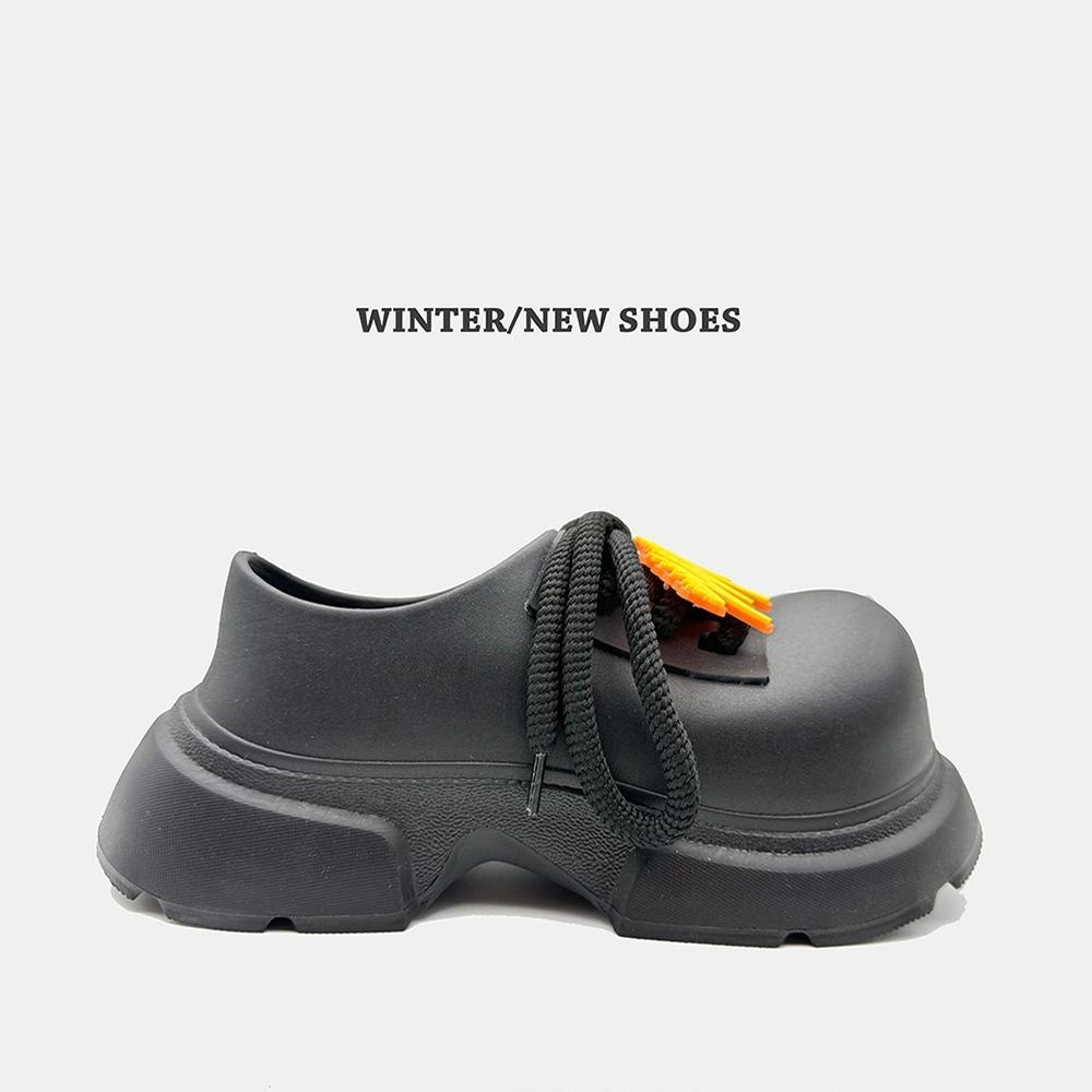 Spring Thick Soled Height Increasing Couple's Big Head Men's And Women's Casual Shoes foto 4