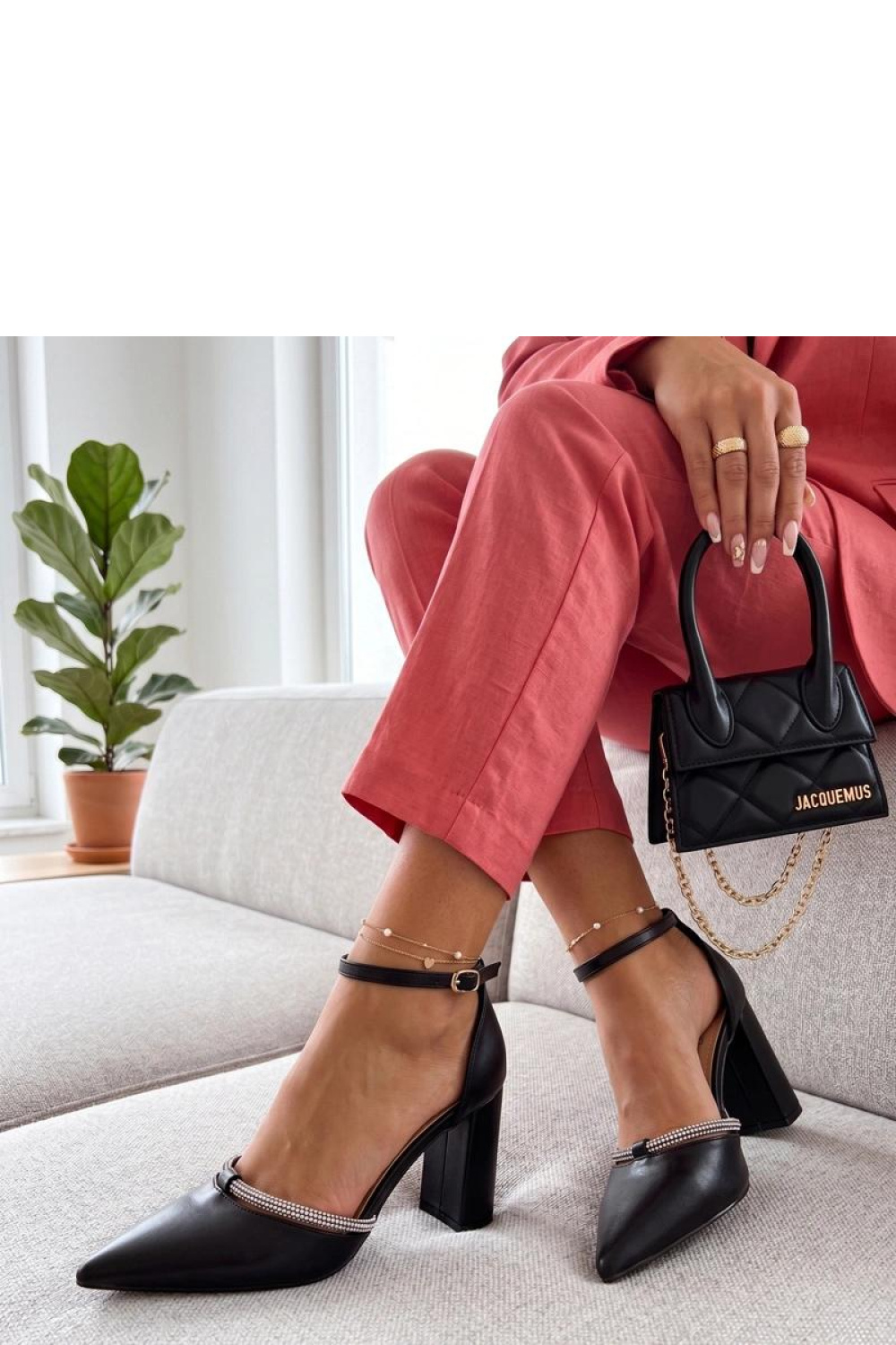 Pumps met dikke hak Solea