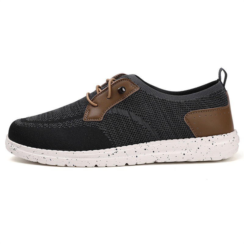 Men's Laceless Canvas Shoes Lightweight Breathable Plus Size Social Casual Men's Shoes foto 3