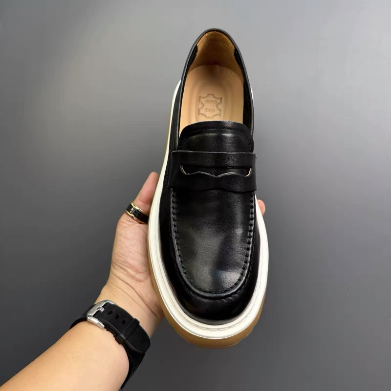 Leather One Pedal Lazy Casual Sneakers foto 3