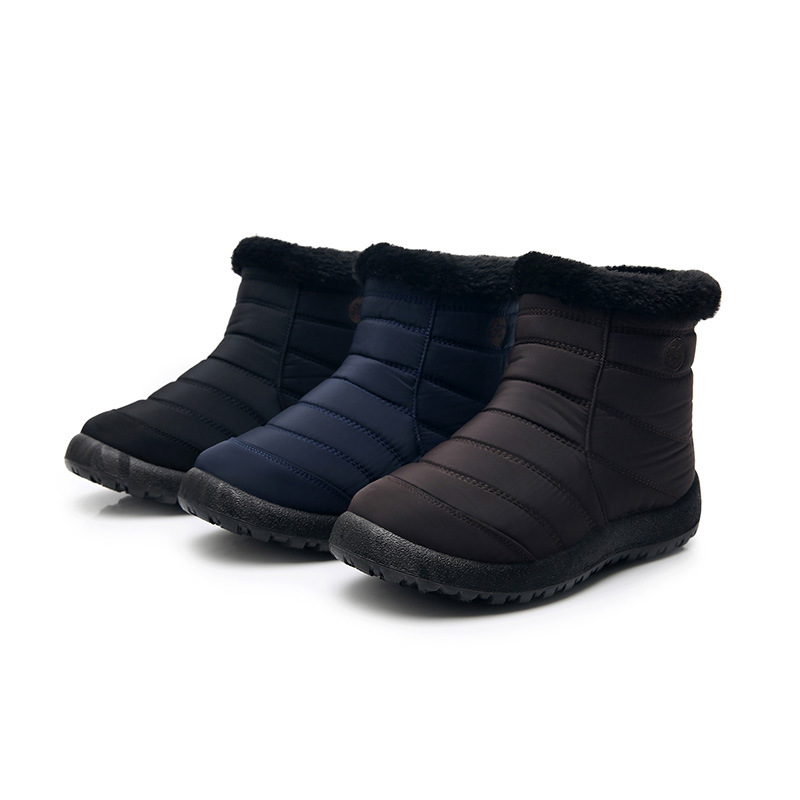 Womens Thickened Cotton Snow Boots Waterproof foto 4