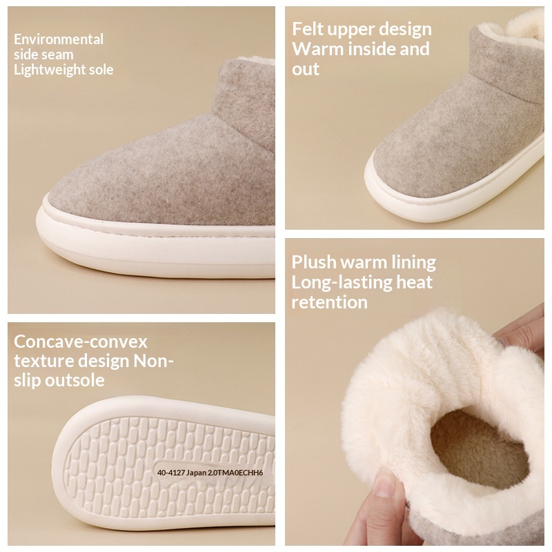 Thick-soled High-top Insulated Postpartum Shoes foto 5