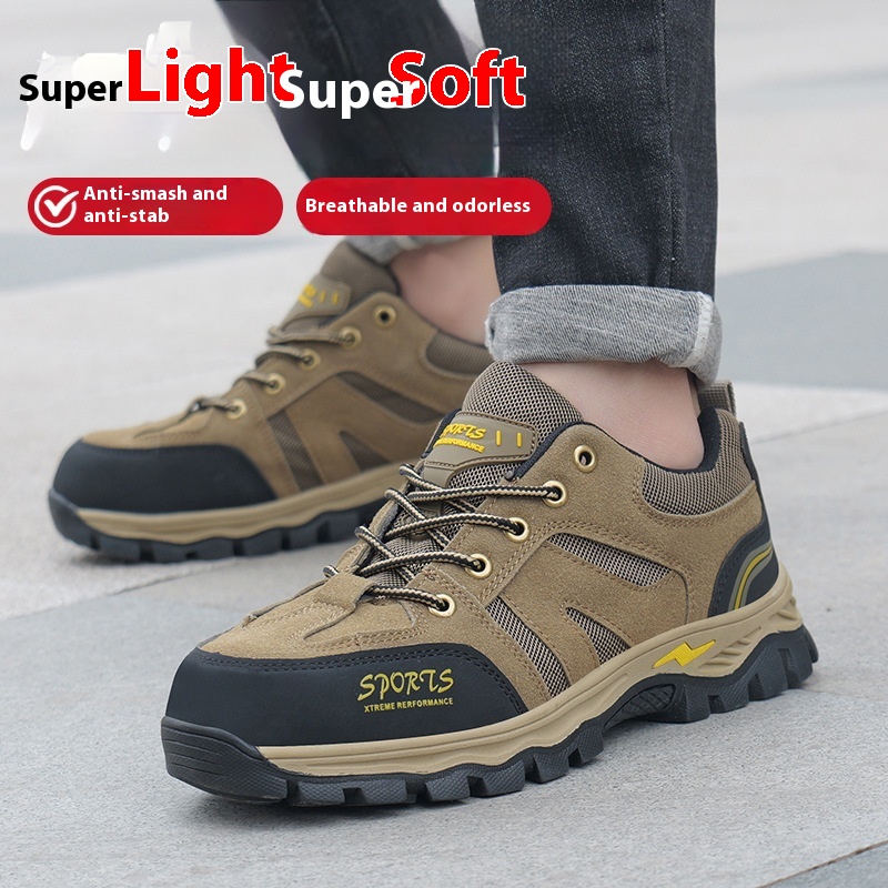 Labor Protection Shoes Steel Toe Cap Anti-smashing foto 4