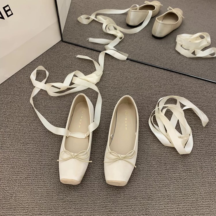 French Style Chunky Heel Mary Jane Gentle French Style Women's Shoes foto 5