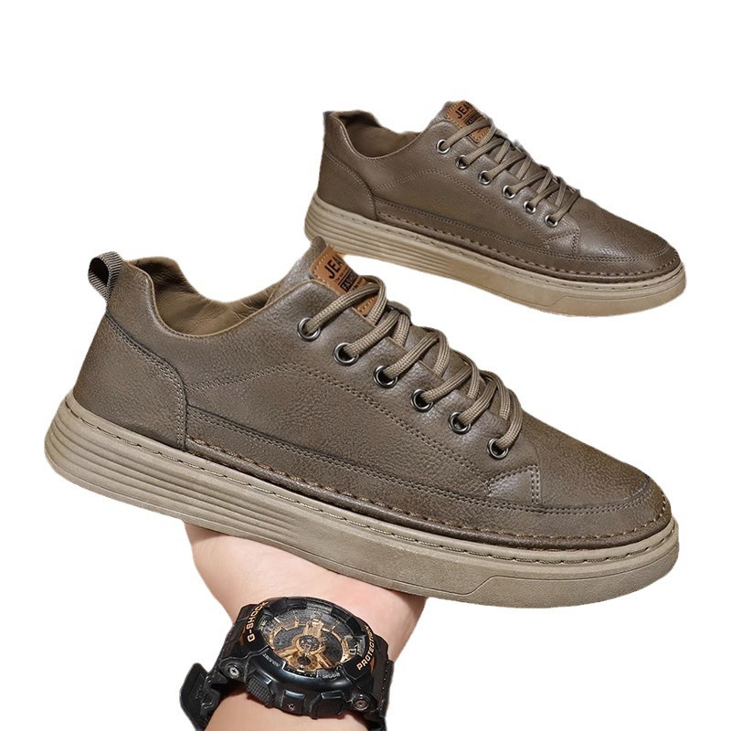 Autumn Men's Safety Shoes Black Sports Sneakers foto 2
