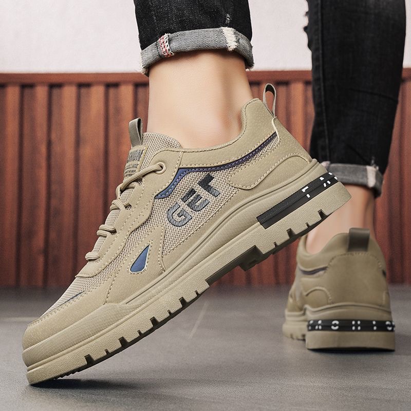 Soft Bottom Men's New Breathable Labor Protection Shoes foto 4